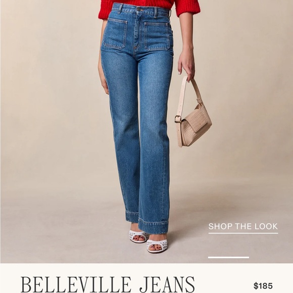 Rouje Belleville Size 33 Jeans - Picture 6 of 14